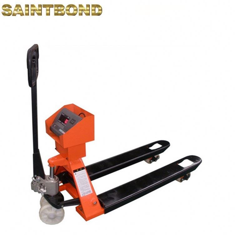 1ton 2t Weighing Scales with Printer Jack Weight Capacity Paper Roll Pallet Truck