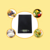 PKS004 11lb 5kg Electronic Multifunction Cooking Digital Kitchen Stainless Steel Food Scale