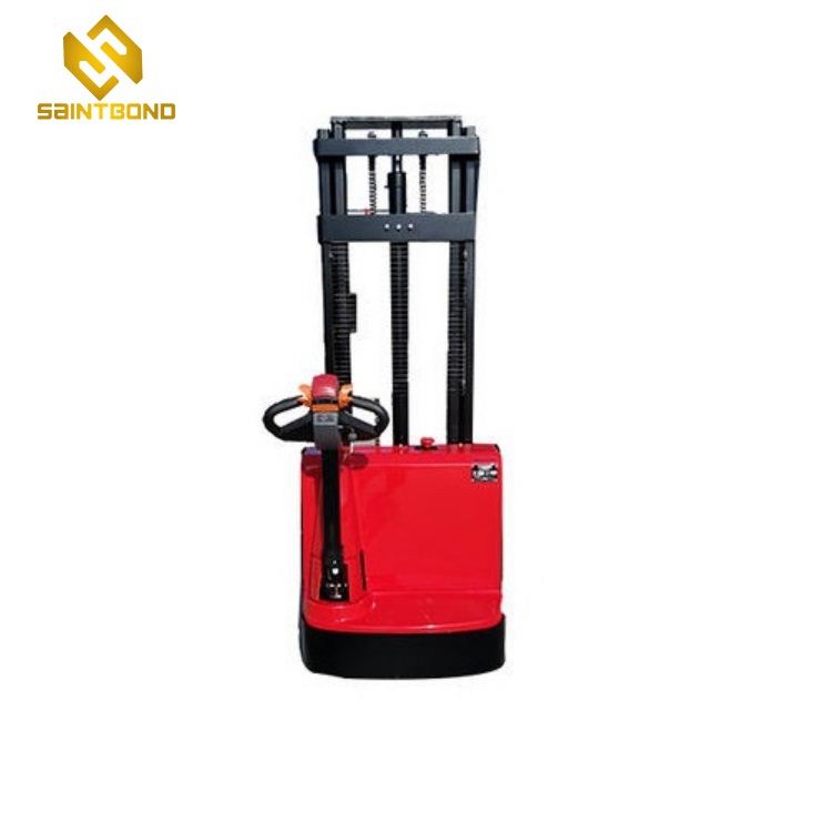 PSES11 China Supplier 2200LB 1000kg 3m 1.6m Walkie Stacker Electric Full Electric Stacker