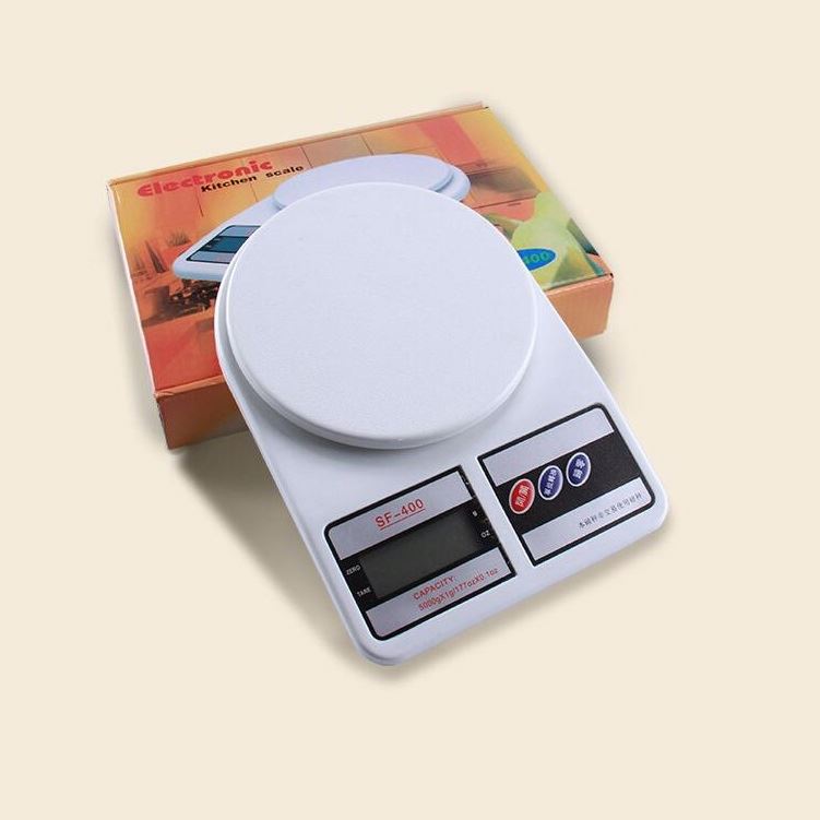 SF-400 Multifunction Bakery Weight Scale , Round Digital Kitchen Weighing Scale