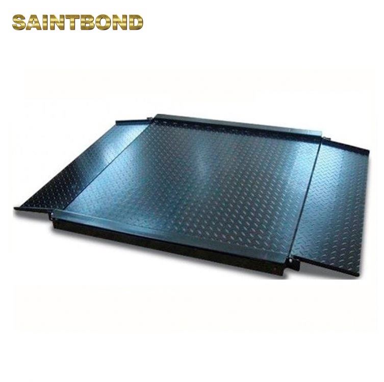 Movable 3ton Platform 3tons Bench Weighing Scales Industrial Flooring Electronic Industry 2000kg Load Cell Floor Scale Ramp