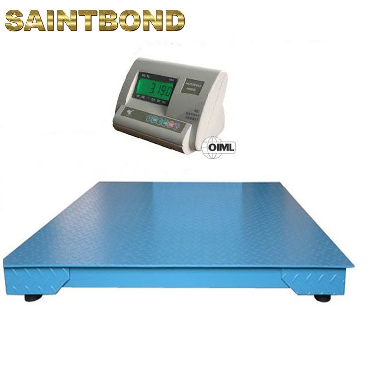 Wifi Digital Two Display Weight for Sale 1ton Weighing Scale Kuwait Warehouse Double Deck Floor Scales