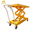 HSL01 Aluminum Mobile Manual Hydraulic Lift Table Handle Height Off The Ground