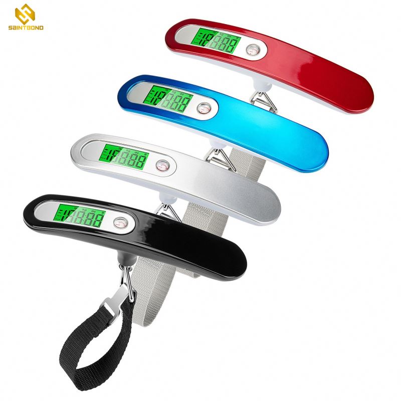 OCS-16 Portable Travel Weighing Luggage Strap With Scale , 50Kg Electronic Hanging Digital Luggage Scale