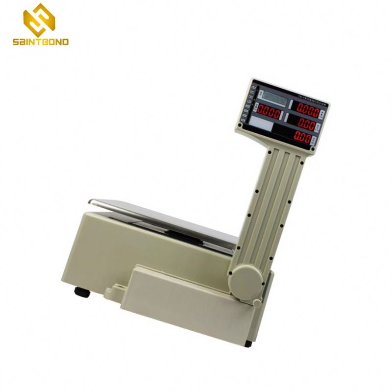 M-F 30kg Digital Barcode Scales Supermarket Receipt Printing Scales Price