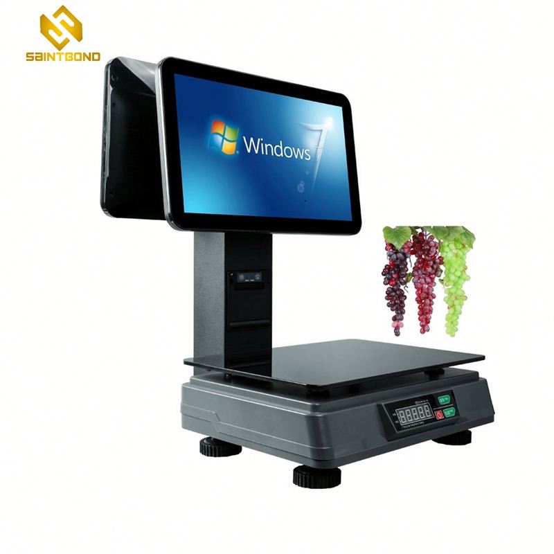 PCC02 15.6" Touch Screen All in One Pos Cashier Pos Machine for QR Code Barcode Scanner